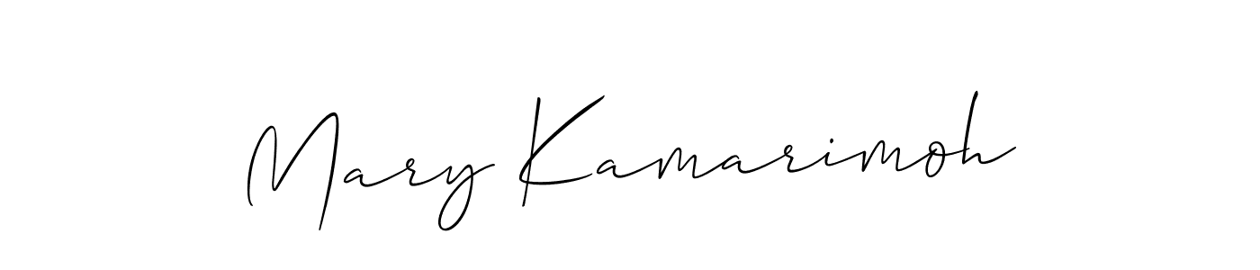 Also You can easily find your signature by using the search form. We will create Mary Kamarimoh name handwritten signature images for you free of cost using Allison_Script sign style. Mary Kamarimoh signature style 2 images and pictures png