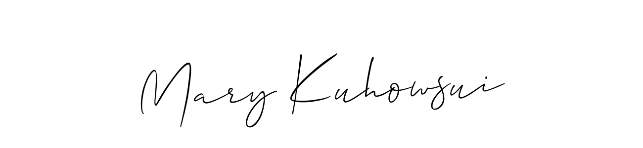 Once you've used our free online signature maker to create your best signature Allison_Script style, it's time to enjoy all of the benefits that Mary Kuhowsui name signing documents. Mary Kuhowsui signature style 2 images and pictures png