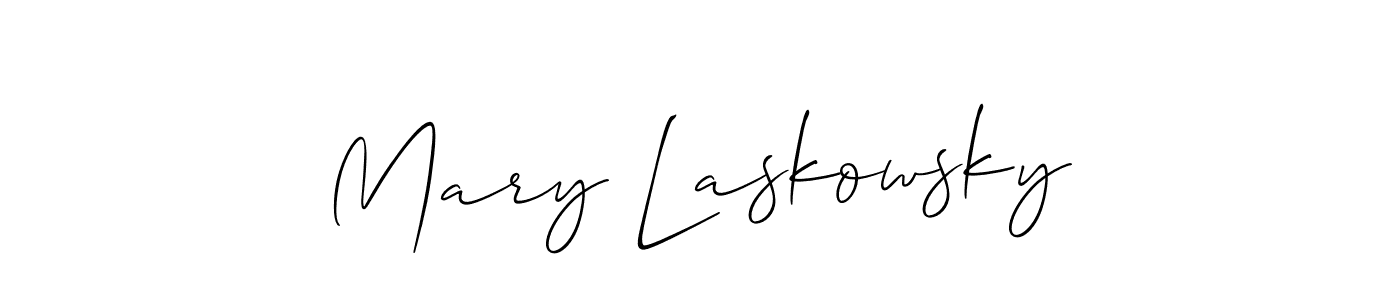 Similarly Allison_Script is the best handwritten signature design. Signature creator online .You can use it as an online autograph creator for name Mary Laskowsky. Mary Laskowsky signature style 2 images and pictures png