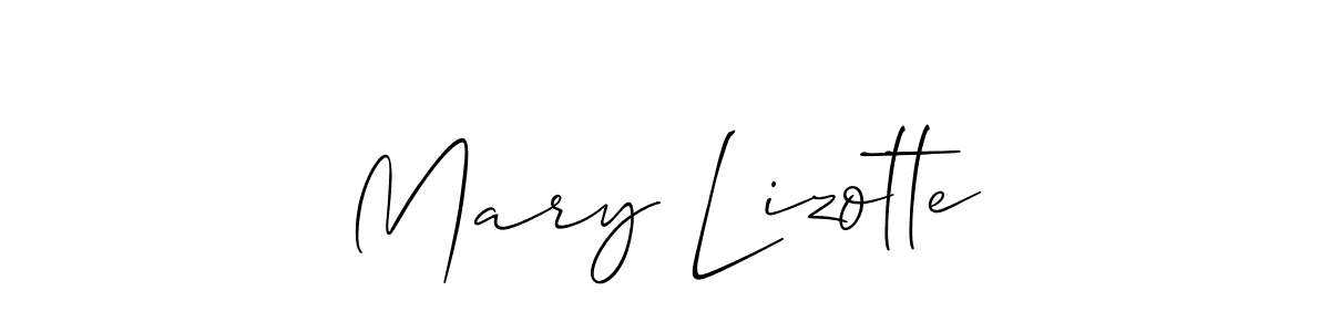 Allison_Script is a professional signature style that is perfect for those who want to add a touch of class to their signature. It is also a great choice for those who want to make their signature more unique. Get Mary Lizotte name to fancy signature for free. Mary Lizotte signature style 2 images and pictures png