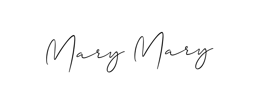 Create a beautiful signature design for name Mary Mary. With this signature (Allison_Script) fonts, you can make a handwritten signature for free. Mary Mary signature style 2 images and pictures png