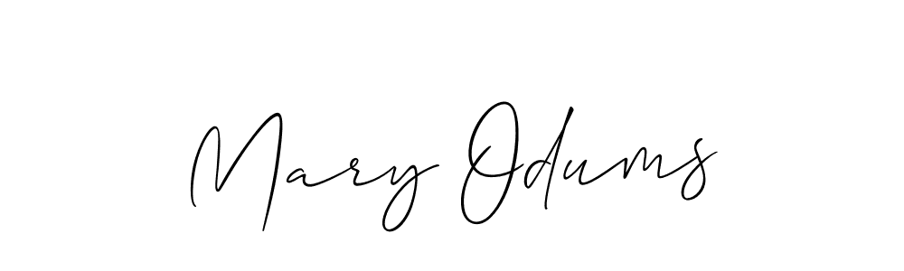 Make a beautiful signature design for name Mary Odums. Use this online signature maker to create a handwritten signature for free. Mary Odums signature style 2 images and pictures png