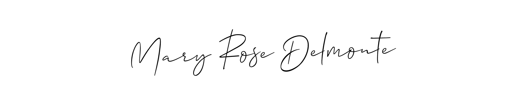 Mary Rose Delmonte stylish signature style. Best Handwritten Sign (Allison_Script) for my name. Handwritten Signature Collection Ideas for my name Mary Rose Delmonte. Mary Rose Delmonte signature style 2 images and pictures png