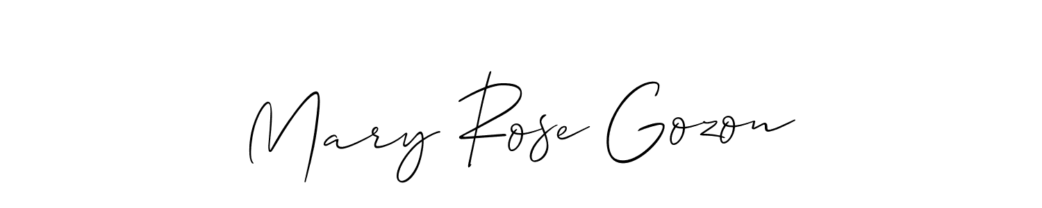 You can use this online signature creator to create a handwritten signature for the name Mary Rose Gozon. This is the best online autograph maker. Mary Rose Gozon signature style 2 images and pictures png