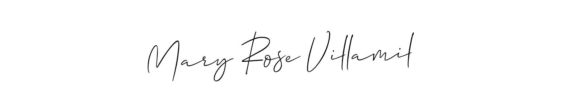 Once you've used our free online signature maker to create your best signature Allison_Script style, it's time to enjoy all of the benefits that Mary Rose Villamil name signing documents. Mary Rose Villamil signature style 2 images and pictures png