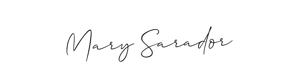 Make a beautiful signature design for name Mary Sarador. Use this online signature maker to create a handwritten signature for free. Mary Sarador signature style 2 images and pictures png