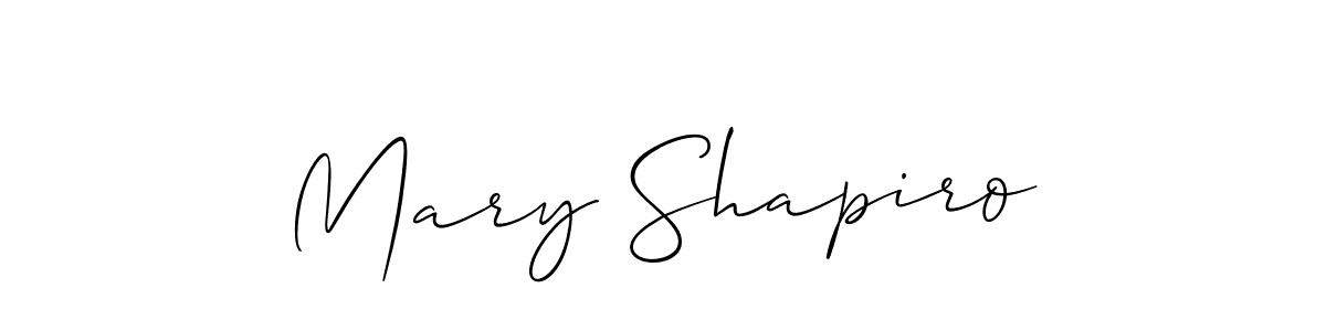 Design your own signature with our free online signature maker. With this signature software, you can create a handwritten (Allison_Script) signature for name Mary Shapiro. Mary Shapiro signature style 2 images and pictures png