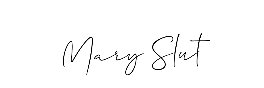 How to Draw Mary Slut signature style? Allison_Script is a latest design signature styles for name Mary Slut. Mary Slut signature style 2 images and pictures png