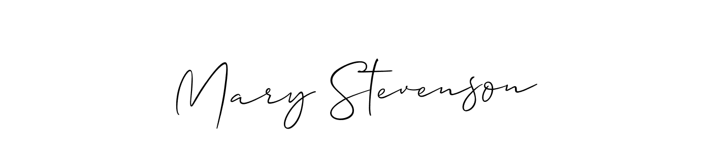 It looks lik you need a new signature style for name Mary Stevenson. Design unique handwritten (Allison_Script) signature with our free signature maker in just a few clicks. Mary Stevenson signature style 2 images and pictures png
