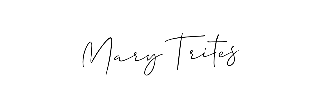 How to Draw Mary Trites signature style? Allison_Script is a latest design signature styles for name Mary Trites. Mary Trites signature style 2 images and pictures png