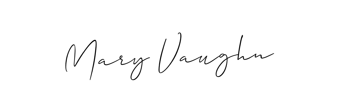 It looks lik you need a new signature style for name Mary Vaughn. Design unique handwritten (Allison_Script) signature with our free signature maker in just a few clicks. Mary Vaughn signature style 2 images and pictures png
