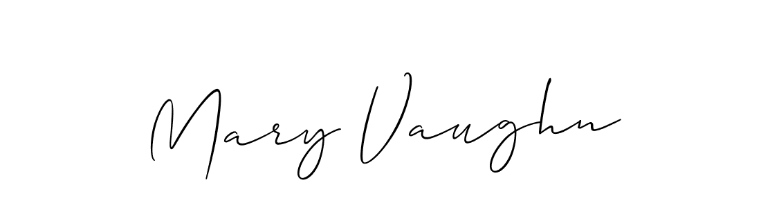 It looks lik you need a new signature style for name Mary Vaughn. Design unique handwritten (Allison_Script) signature with our free signature maker in just a few clicks. Mary Vaughn signature style 2 images and pictures png