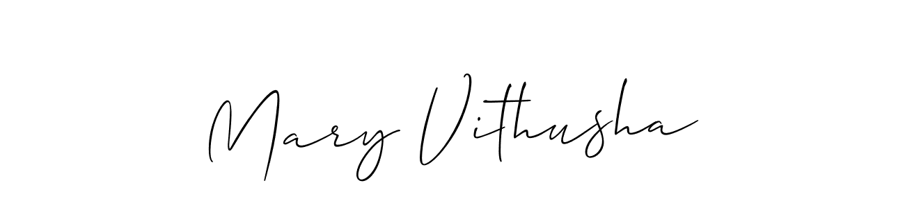 Best and Professional Signature Style for Mary Vithusha. Allison_Script Best Signature Style Collection. Mary Vithusha signature style 2 images and pictures png