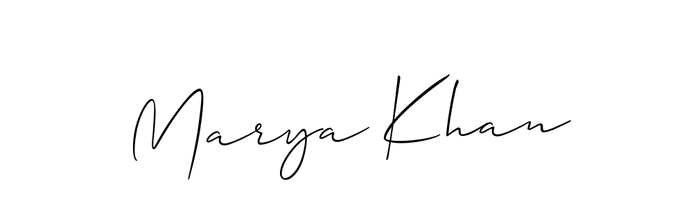 Once you've used our free online signature maker to create your best signature Allison_Script style, it's time to enjoy all of the benefits that Marya Khan name signing documents. Marya Khan signature style 2 images and pictures png