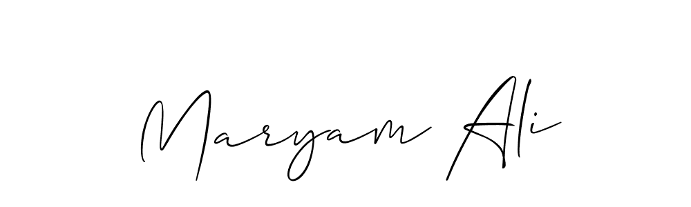 Once you've used our free online signature maker to create your best signature Allison_Script style, it's time to enjoy all of the benefits that Maryam Ali name signing documents. Maryam Ali signature style 2 images and pictures png