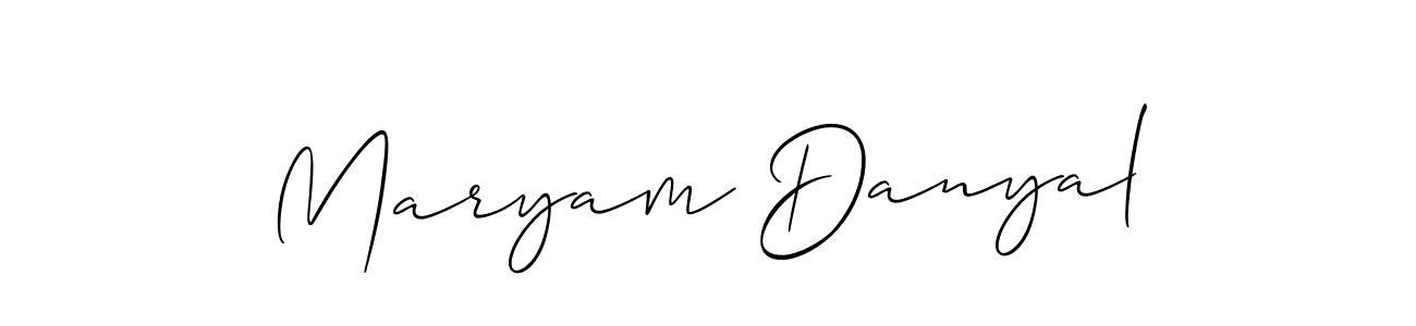 Once you've used our free online signature maker to create your best signature Allison_Script style, it's time to enjoy all of the benefits that Maryam Danyal name signing documents. Maryam Danyal signature style 2 images and pictures png
