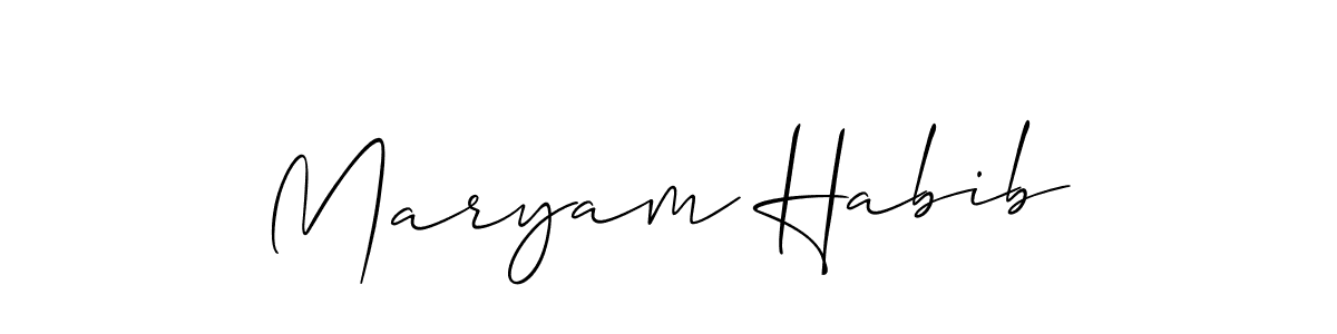 You can use this online signature creator to create a handwritten signature for the name Maryam Habib. This is the best online autograph maker. Maryam Habib signature style 2 images and pictures png