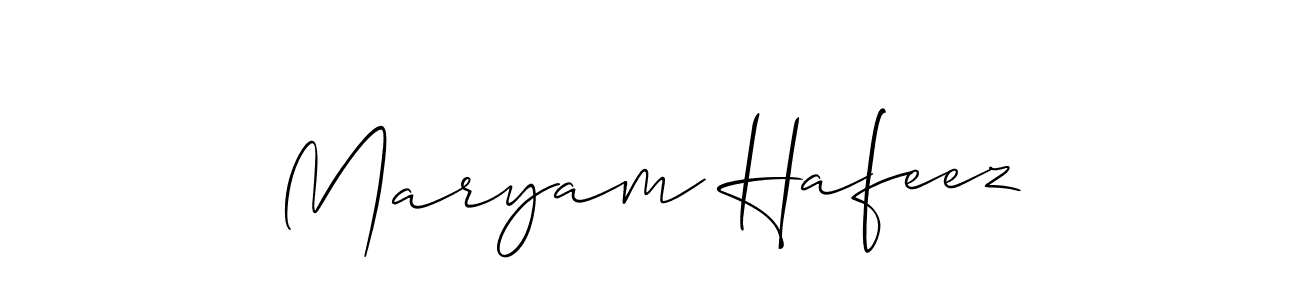 Similarly Allison_Script is the best handwritten signature design. Signature creator online .You can use it as an online autograph creator for name Maryam Hafeez. Maryam Hafeez signature style 2 images and pictures png