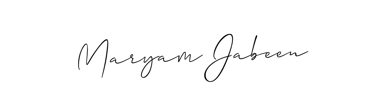 You should practise on your own different ways (Allison_Script) to write your name (Maryam Jabeen) in signature. don't let someone else do it for you. Maryam Jabeen signature style 2 images and pictures png