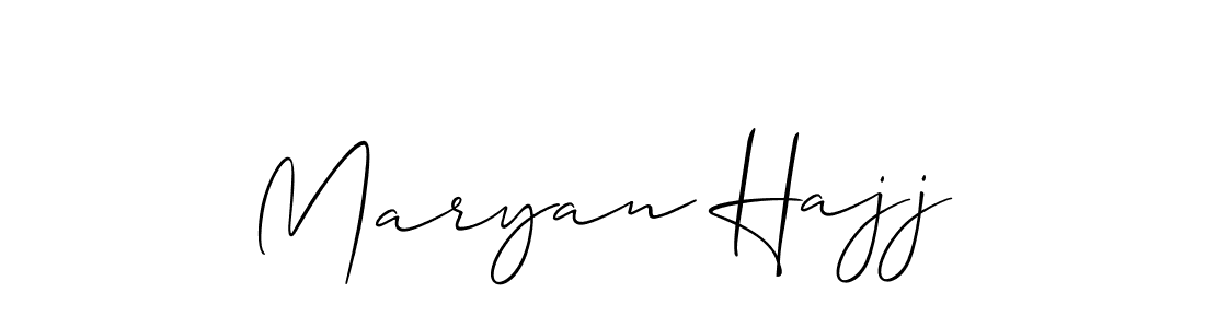 You can use this online signature creator to create a handwritten signature for the name Maryan Hajj. This is the best online autograph maker. Maryan Hajj signature style 2 images and pictures png