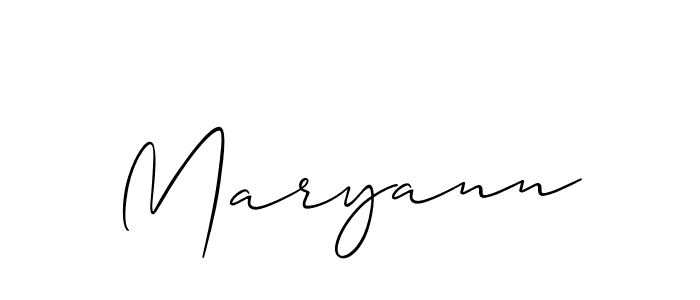 Make a beautiful signature design for name Maryann. Use this online signature maker to create a handwritten signature for free. Maryann signature style 2 images and pictures png