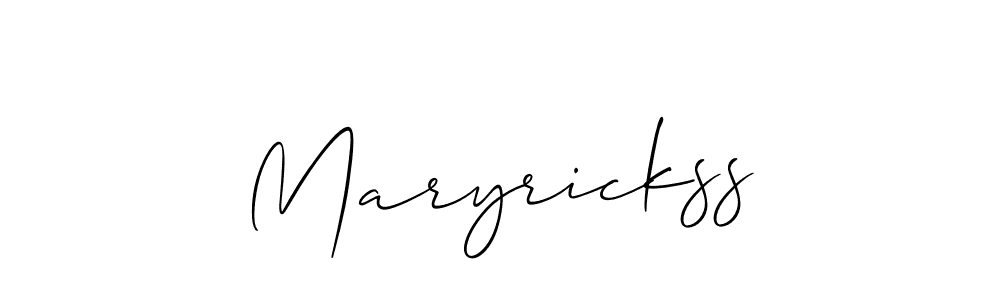 Make a beautiful signature design for name Maryrickss. Use this online signature maker to create a handwritten signature for free. Maryrickss signature style 2 images and pictures png