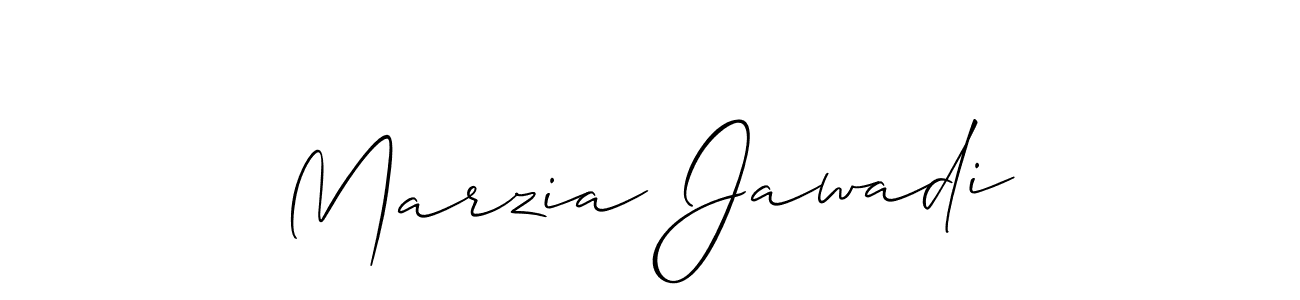 Make a beautiful signature design for name Marzia Jawadi. With this signature (Allison_Script) style, you can create a handwritten signature for free. Marzia Jawadi signature style 2 images and pictures png