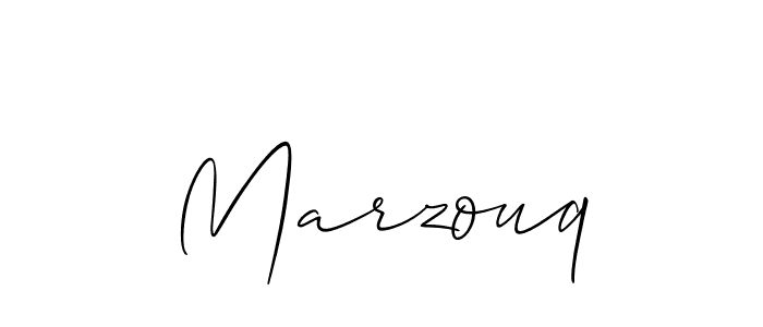 Also You can easily find your signature by using the search form. We will create Marzouq name handwritten signature images for you free of cost using Allison_Script sign style. Marzouq signature style 2 images and pictures png