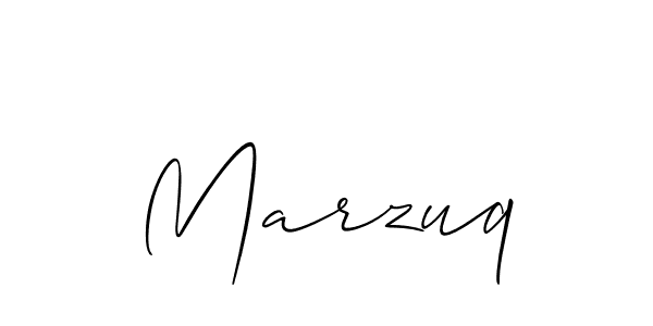 Also we have Marzuq name is the best signature style. Create professional handwritten signature collection using Allison_Script autograph style. Marzuq signature style 2 images and pictures png