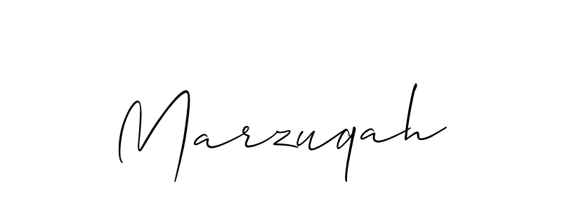 if you are searching for the best signature style for your name Marzuqah. so please give up your signature search. here we have designed multiple signature styles  using Allison_Script. Marzuqah signature style 2 images and pictures png