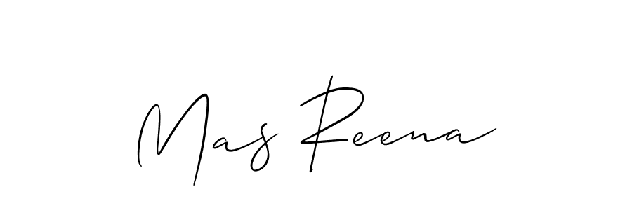 Make a beautiful signature design for name Mas Reena. Use this online signature maker to create a handwritten signature for free. Mas Reena signature style 2 images and pictures png