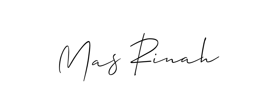 Best and Professional Signature Style for Mas Rinah. Allison_Script Best Signature Style Collection. Mas Rinah signature style 2 images and pictures png