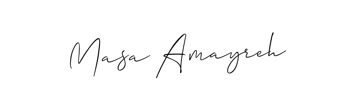 Check out images of Autograph of Masa Amayreh name. Actor Masa Amayreh Signature Style. Allison_Script is a professional sign style online. Masa Amayreh signature style 2 images and pictures png