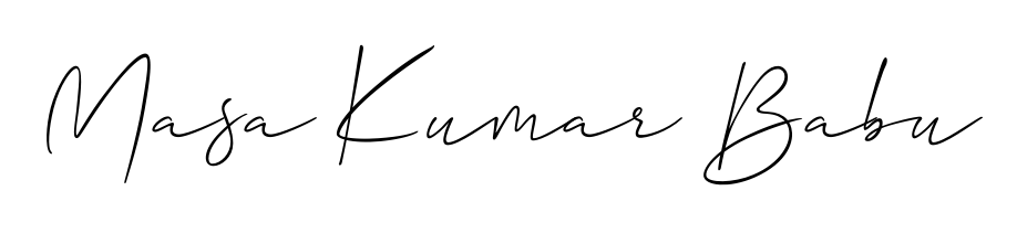 Explore multiple handwriting variations for Masa Kumar Babu including this stunning Allison_Script design. Free to use across all platforms. Masa Kumar Babu signature style 2 images and pictures png