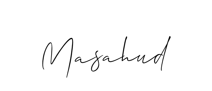 It looks lik you need a new signature style for name Masahud. Design unique handwritten (Allison_Script) signature with our free signature maker in just a few clicks. Masahud signature style 2 images and pictures png