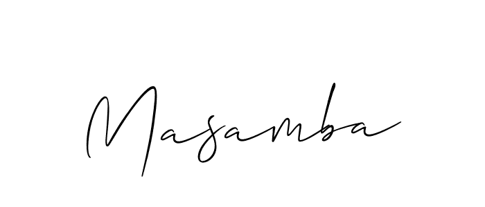 Also You can easily find your signature by using the search form. We will create Masamba name handwritten signature images for you free of cost using Allison_Script sign style. Masamba signature style 2 images and pictures png