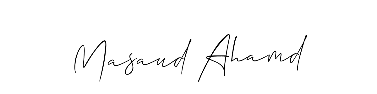 Best and Professional Signature Style for Masaud Ahamd. Allison_Script Best Signature Style Collection. Masaud Ahamd signature style 2 images and pictures png