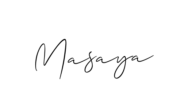 Make a short Masaya signature style. Manage your documents anywhere anytime using Allison_Script. Create and add eSignatures, submit forms, share and send files easily. Masaya signature style 2 images and pictures png