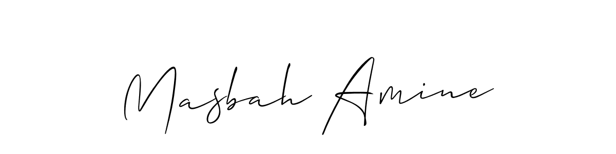 How to make Masbah Amine name signature. Use Allison_Script style for creating short signs online. This is the latest handwritten sign. Masbah Amine signature style 2 images and pictures png