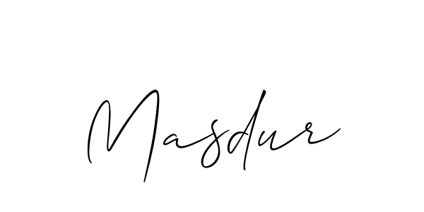 You should practise on your own different ways (Allison_Script) to write your name (Masdur) in signature. don't let someone else do it for you. Masdur signature style 2 images and pictures png