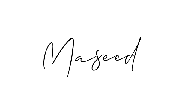 Similarly Allison_Script is the best handwritten signature design. Signature creator online .You can use it as an online autograph creator for name Maseed. Maseed signature style 2 images and pictures png