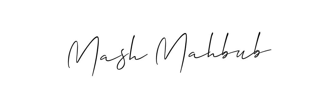 How to Draw Mash Mahbub signature style? Allison_Script is a latest design signature styles for name Mash Mahbub. Mash Mahbub signature style 2 images and pictures png