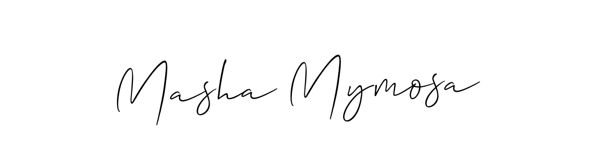 Once you've used our free online signature maker to create your best signature Allison_Script style, it's time to enjoy all of the benefits that Masha Mymosa name signing documents. Masha Mymosa signature style 2 images and pictures png