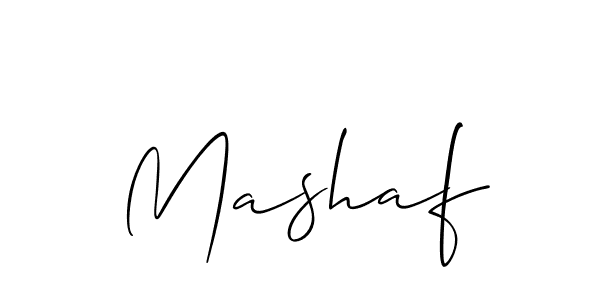 The best way (Allison_Script) to make a short signature is to pick only two or three words in your name. The name Mashaf include a total of six letters. For converting this name. Mashaf signature style 2 images and pictures png