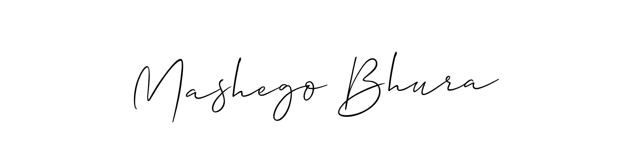 The best way (Allison_Script) to make a short signature is to pick only two or three words in your name. The name Mashego Bhura include a total of six letters. For converting this name. Mashego Bhura signature style 2 images and pictures png