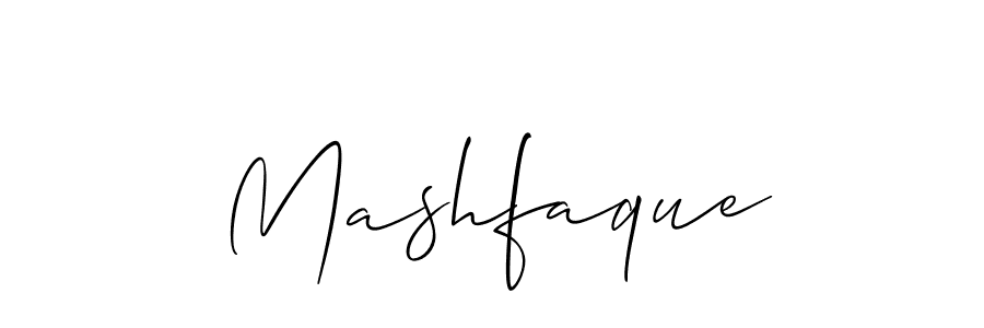 You should practise on your own different ways (Allison_Script) to write your name (Mashfaque) in signature. don't let someone else do it for you. Mashfaque signature style 2 images and pictures png