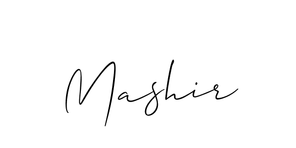 Also we have Mashir name is the best signature style. Create professional handwritten signature collection using Allison_Script autograph style. Mashir signature style 2 images and pictures png