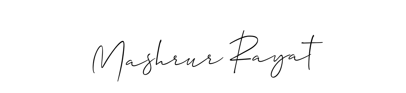Best and Professional Signature Style for Mashrur Rayat. Allison_Script Best Signature Style Collection. Mashrur Rayat signature style 2 images and pictures png
