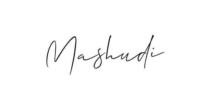 It looks lik you need a new signature style for name Mashudi. Design unique handwritten (Allison_Script) signature with our free signature maker in just a few clicks. Mashudi signature style 2 images and pictures png
