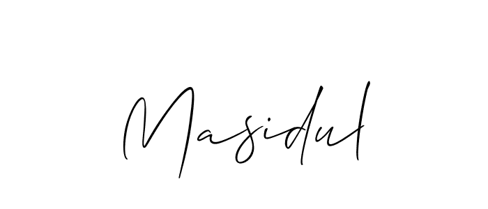 Make a beautiful signature design for name Masidul. Use this online signature maker to create a handwritten signature for free. Masidul signature style 2 images and pictures png